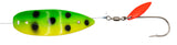 405T - Green/Chartreuse/Black Dots - Apex Trout Killer