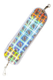 Clear - Silver Plaid - Hot Spot Flasher