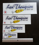 Len Thompson - Vehicle/Boat Decals